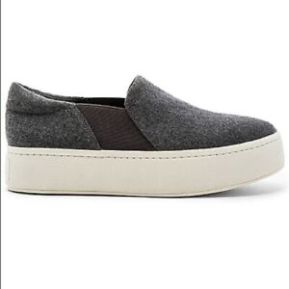 Warren Flannel Platform Skate Sneaker, Gray